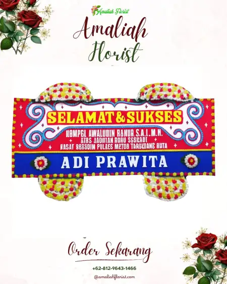 Papan Bunga Ucapan Selamat Gondowangi